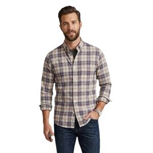 Bonobos Everyday Mens Plaid Standard Fit Button Up Shirt Ripley Plaid Size Small